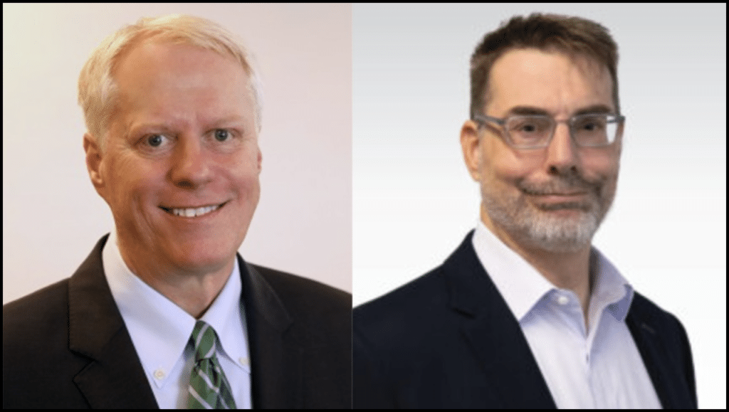 Alan Matheson of Tacoma Rail (left) and Christopher Coulter of HNTB Corporation. (Photographs courtesy of the respective companies.)